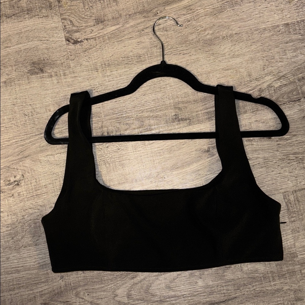Princess Polly Black crop top